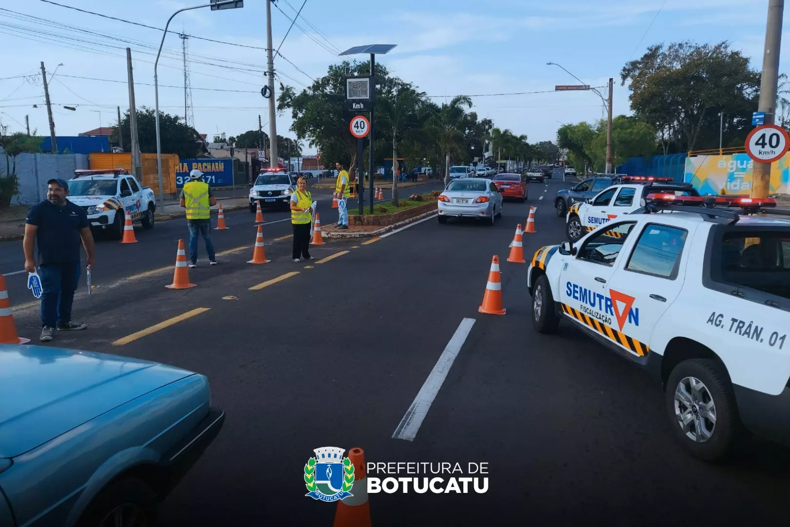 Maio Amarelo 2025: SEMUTRAN e DETRAN-SP promovem bloqueios educativos em pontos estratégicos da cidade